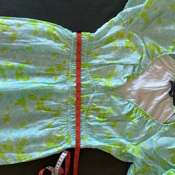 Vineyard Vines spring floral puff sleeve mini dress M - Picture 11 of 13